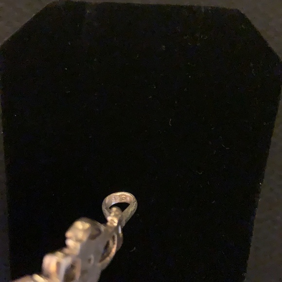 Amethyst & Peridot Bezel Set Pendant In Sterling - Picture 4 of 6